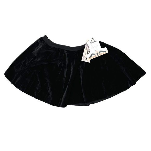 Women’s Sansha Pull-on Black Skirt, Size 12 - Picture 2 of 8
